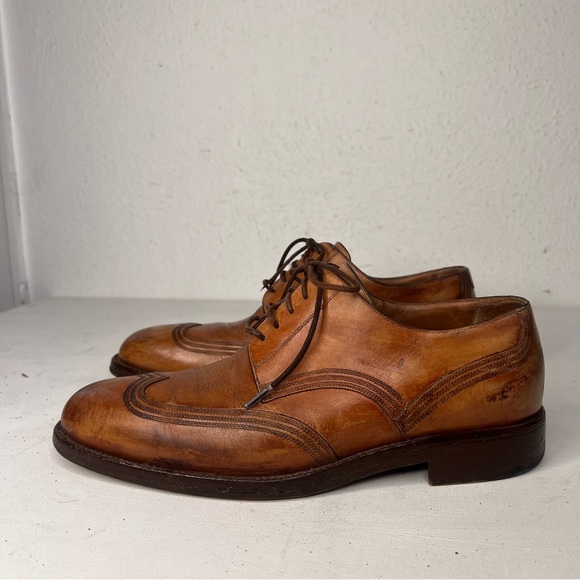 Bally Scribe Bally Oxford Shoes Bally Scribe Brown Leather Oxford